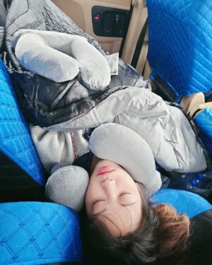 Kim Min-ah Instagram - 난 왜이렇게 매일 피곤할까? 간 때문인가? 아 그렇구나!