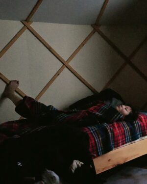 Kim Min-ah Instagram - 난 왜이렇게 매일 피곤할까? 간 때문인가? 아 그렇구나!