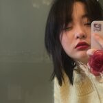 Kim Min-ha Instagram – My color for today❣️#광고 #hera#rougeclassy#seoulred