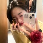 Kim Min-ha Instagram – My color for today❣️#광고 #hera#rougeclassy#seoulred