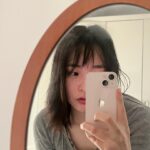 Kim Min-ha Instagram - Me in the mirror