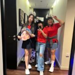 Kim Min-kyoung Instagram - 내 인생 첫 카타르~~~ 진수와 정아덕분에 아시안컵대회를 보러 왔지용 하루하루가 행복하고 16강 이겨서 더 행복하고 우리의 추억을 하나하나 쌓아간다~~ 비록 1일1한식이지만~~ 너무 맛있다~ 즐기다 갈께요~~♡♡ 유튜브 민경장군 놀러오세용~ 직관영상도 있어요~