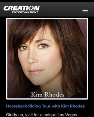 Kim Rhodes Instagram - We added a thing to #spnvegas. It’s last minute. Yes. But… HORSES!!!!!!