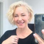Kim Rhodes Instagram - I did A Thing. Rather, @hairbyalexandraprobst did A Thing after I begged her to do it. #blonde #happy