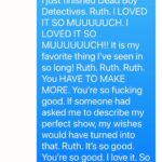 Kim Rhodes Instagram - I love it when I can thank the people who make this world a place I find joy. If you haven’t watched #deadboydetectives on @netflix, do so. It is a delight from beginning to end. I expect no less from @steveyockey76 and @neilhimself And this magical being. If I didn’t adore her so much already, I’d have fallen for her over this. She’s simply EXQUISITE.