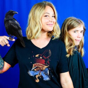 Kim Rhodes Instagram - All good parties must come to an end. (Taby requested to join. Because party.) It's the final 48 hours to get a Murder Party tee, benefiting the @sagaftrafound Relief Fund. Link in my bio!