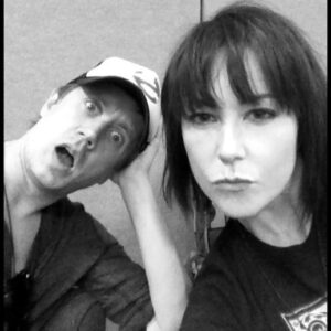 Kim Rhodes Instagram - Photos on my phone that make me smile. My first con. And first encounter with a new heart-sibling @chadlindberg