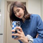 Kim Su-Ji Instagram - 숙제💜 . . #셀카🤚🏻