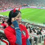 Kim Ye-won Instagram - 4:0♥️🇰🇷💙 최선을 다해 응원한 사진 100장