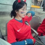 Kim Ye-won Instagram - 4:0♥️🇰🇷💙 최선을 다해 응원한 사진 100장