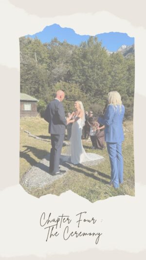 Kimberley Crossman Instagram - ❤️ Our wedding story in 7 chapters❤️ - by @nosyparker__ 

Chapter Five: The Ceremony
 

Walking down the isle, arm in arm with my dad and step dad, walking towards the man of my dreams, my step son, my sister and my best friend, past my family members and a few close friends who we consider family was a moment I will never forget. 

Small, intimate and perfect. 

I had a lump in my throat holding back joyful tears as I wanted this moment to last forever. 

Our ceremony was relaxed, informal and full of love and laughter thanks to the vibe set by my sister and celebrant @rochelle.was.here and the amazing talent of Lisa from @la.social  who sung me down the isle to her version of Time after Time ❤️

Our aunties were our witnesses and our mums both did a beautiful toast with @quartzreefwines  to wrap up
proceedings on the beach. @jill.arkley  @lindawalshlyn 

Our rings were such a special part of the ceremony thanks to @thediamondshop 

Our vows were really specific - in summary, besides all the lovey dovey stuff, tom promised to always cook for me and my family and I promised to make him a cup of early grey with 1/2 a sugar tea every morning I can ❤️

The setting was breath taking and even on reflection it still feels like a perfect dream!