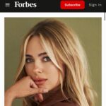 Kimberley Garner Instagram – an incredible feeling 🙏 thank you @forbes