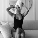 Kimberley Garner Instagram – black and white 🎥 @kimberleylondon swim