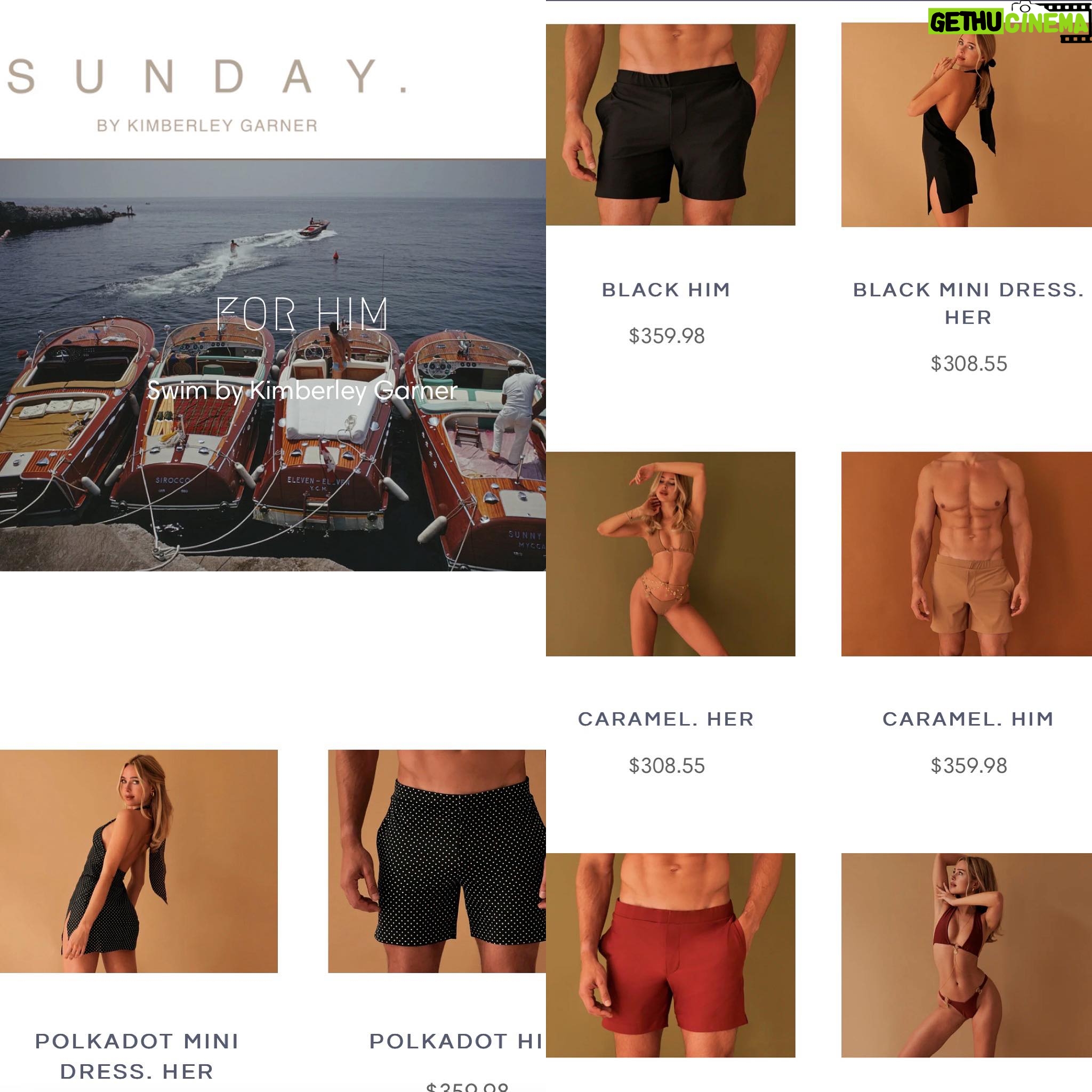 Kimberley Garner Instagram - my new company, for Men @sundayforlovers what do you think? ☺️