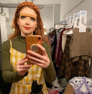 Kimberly Whalen Instagram - Reese and her unibrow would like to thank you for coming to the closing of Nerdy Prudes Must Die.
