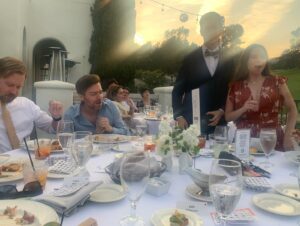 Kimberly Whalen Instagram - T’was an honor and a privilege to attend #TheFirstWeddingEver 
It was very serious. 🕶️

And seriously, it was a privilege to celebrate the love of two of the best people I know. Over the years there’s been a compounding of time spent (our most valuable currency), and impactful conversations that has been a seal of good friendship. And through that friendship I’ve observed how fiercely and kindly Lauren and Joey love each other. They should be teaching a couples masterclass. Such sparkling gems! Such a joy filled day! I Love you both! 💕🥹#richpez4eva #OfficialJLoWedding