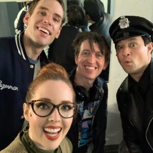 Kimberly Whalen Instagram - CAW CAW Nighthawks! We got through it together. 🦅💕
The Mulberry collection. 📚

Thank you for watching Nerdy Prudes Must Die! If you haven’t yet, what are you waiting for? It’s on You Tube baby! It was such a joy to work on this show with all the wonderful artist involved. I wish I had a picture of everyone! 💕🥹

#NPMD #MissMulberry #NerdyPrudesMustDie #Hatchetfield #TeamStarKid #StarKid
