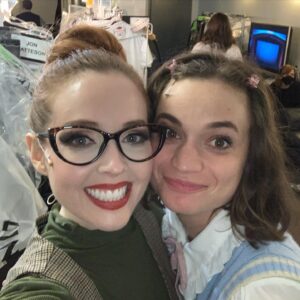Kimberly Whalen Instagram - CAW CAW Nighthawks! We got through it together. 🦅💕
The Mulberry collection. 📚

Thank you for watching Nerdy Prudes Must Die! If you haven’t yet, what are you waiting for? It’s on You Tube baby! It was such a joy to work on this show with all the wonderful artist involved. I wish I had a picture of everyone! 💕🥹

#NPMD #MissMulberry #NerdyPrudesMustDie #Hatchetfield #TeamStarKid #StarKid