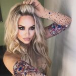 Kimberly Wyatt Instagram - The future looks bright when you’re wearing all that glitters getting ready to take the stage again. 🩷✨ #DontchaDisco #disco #noughties #dance #dj #60shair