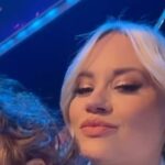 Kimberly Wyatt Instagram - Cheering on our mate Ryan as he glides onto the Dancing on Ice stage! ❄️⛸️ Beyond proud to witness his ice-skating journey! 🌟 #TeamRyan #DancingOnIceAdventure ⭐️ Ever wonder how to get a 4-year-old through filming? Snacks! In this case, it was cookies. 🍪😂 Behind the scenes sweetness making memories! #SnackTactics #kidcrew