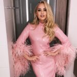 Kimberly Wyatt Instagram - Stepping into a world of pink and feathers, where fashion meets glam and dreams come alive! ✨💖 It was an absolute thrill to meet and sign autographs for the incredible next generation of dancers. Their talent and passion lit up the stage, and I had the best seat in the house as a judge for their dance competition. From sparkling sequins to twirling tutus, this event was a celebration of style, storytelling and creativity. What a fabulous night! 💃🎀 #GlammedInPink #FashionMeetsGlam #DanceDreamsComeTrue”