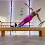 Kimberly Wyatt Instagram - Training my mind, body, and soul to feel rested and amazing, ensuring that when it's time to have fun, I can let go fully, knowing I'm in a great place! Bring on the wine and laughter later. 🍷😄 #MindBodySoul #ReadyForFun #pilates #pilatesreformer