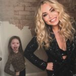 Kimberly Wyatt Instagram - Half term is upon us!! Wishing everyone a gorgeous half term week filled with more smiles and laughter than tears or tantrums! 🩷🫶🏼🩷 Let the games begin!!! P.S. How adorable is my lil mini-me 🥰 Maple 🍁