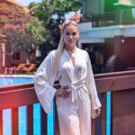 Kimberly Wyatt Instagram - It was such a gorgeous trip to Dubai! The need for sunshine and warm weather in my life was real!! I have always wanted to stay in a little villas on the water 🥰 Thank you @anantaradubai for such a lovely lil weekend away! We’ve already started planning a trip back with the kids! It’s not often you find such a stunning place that can cater to both! ✨🙌🏼✨