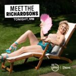 Kimberly Wyatt Instagram - We’re the new neighbors in town. 😜 #meettherichardsons TONIGHT 9pm!!! @dave_tvchannel