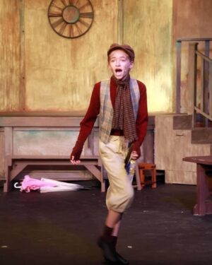 Kingston Foster Instagram - Back on stage! 
.
#singing #dancing #acting #oliver #🌹#roseseller #backstage #anotheropening #anotheropeninganothershow 
@canyontheatreguild 
#📸 Mia Zumsteg