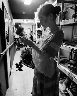 Kingston Foster Instagram - Back on stage! 
.
#singing #dancing #acting #oliver #🌹#roseseller #backstage #anotheropening #anotheropeninganothershow 
@canyontheatreguild 
#📸 Mia Zumsteg