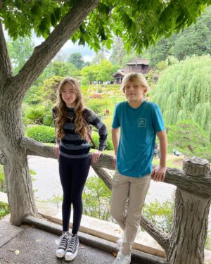 Kingston Foster Instagram - Had so much fun with @cadendragomer today! Loved seeing you!! 
.
.
.
#rebelmoon #friends #park #flowers #chinesegarden #river #actors #actress
