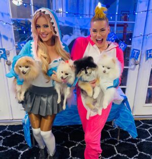 Kira Magnin-Forster Instagram - 🦈 Baby Pom sharks all around!!!! Watch episode 2 of #JohnnyLovesTaya NOW on the @aew YouTube channel!! 

📺 LINK IN BIO!!!