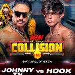 Kira Magnin-Forster Instagram – Tomorrow night on @AEW Collision Hook gets cooked by the ratings King & Queen 😈😈 @thetayavalkyrie @730hook