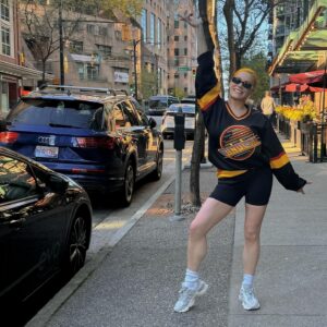 Kira Magnin-Forster Instagram - 💛🖤❤️ LETS GO @canucks!!!! From Victoria BC, it’s ME!!! I am sooooo excited for tomorrow’s #AEWCollision and #AEWRampage from Vancouver BC!!! See you all there!!!!