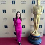 Kira Reed Lorsch Instagram – Celebrating #movies & #fashion @academymuseum 🎬 💖👗 @afibriant #afibriant #actress #kirareedlorsch