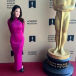 Kira Reed Lorsch Instagram – Celebrating #movies & #fashion @academymuseum 🎬 💖👗 @afibriant #afibriant #actress #kirareedlorsch