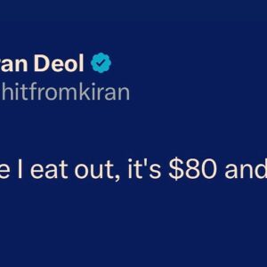 Kiran Deol Instagram - Inflation in all directions, really. 💰🤷🏽‍♀️✨