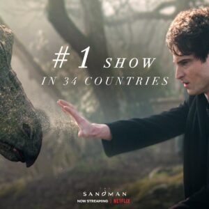 Kirby Instagram - Thank you to everyone AROUND THE WORLD (!!!🤯??😱?) who has watched, shared, raved about #TheSandman, this wouldn’t be possible without you 🖤 @thesandmanofficial
@Netflix_Sandman @neilhimself