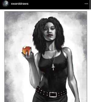 Kirby Instagram - Thank you to all #TheSandman fans who have taken the time to create beautiful pieces of art for Death. Keep em coming! (And if you know who made the 3rd piece, please tag them) 🖤
@thesandmanofficial @netflix @dccomics