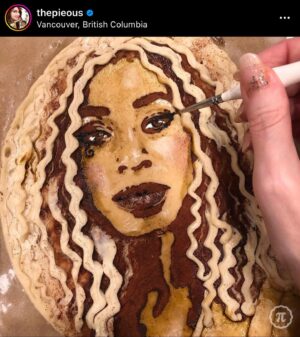 Kirby Instagram - Thank you again to everyone who has continued to make art for Death, I wish I could see/post them all. I gotta say though, I think @thepieous takes the cake (pun intended) for baking my face into a PIE??!! I’m speechless ⚰️