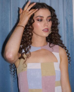 Kirrilee Berger Instagram - Disco Princess Fantasy for the world premiere of The Strangers Chapter 1 🪩 

Makeup: @katrinakleinmakeup 
Hair: @carterbthomas