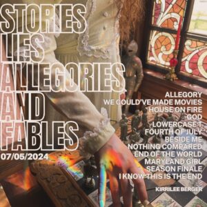 Kirrilee Berger Instagram - My debut album is on its way…. Here’s the track list. Stories, Lies, Allegories and Fables will be yours 07/05/2024. Which song are you most excited to hear??? #singer #singersongwriter #rock #rockmusic #poprock #indierock #folkrock #indie #indiemusic #siblings #unreleased #unreleasedmusic #album #songofthesummer #newmusicfriday #forkingandcountry #unsunghero #unsungheromovie #rebeccastjames #kirrilee #kirrileeberger #stories #lies #allegories #fables #god #fourthofjuly #storiesliesallegoriesandfables