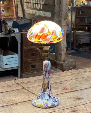 Kirsten Ramsay Instagram - I love glass and I love colour! This Venetian millefiori glass lamp was a beautiful combination of both but it arrived at The Repair Shop in dreadful condition, just about holding together with old tape and failing adhesives. I could immediately see its potential and recognise what a beautiful object it had been.
It was much loved and still in daily use despite its precarious condition.
This was a wonderful challenge and tested my glass conservation skills.
The glass was dismantled, cleaned and reassembled and once put back together was stable and safe to use, hopefully for many more years to come.

With thanks to #markstucky our electronics whizz who helped to safely rewire the lamp despite its fragile condition. 

Did you catch the new series and what did you think?

If you missed this new episode catch up on @bbciplayer 

@therepairshoptv #therepairshop #conservation #restoration 
#ceramicrestoration #ceramicconservation #glass #glassrestoration 
#glassconservation #venetian #venetianglass #artrestoration 
#artconservation #lamprepair #kirstenramsay #millefiori 
#millefioriglass