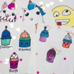 Kirsten Storms Instagram - @artforkidshub on YouTube IS SO MUCH FUN. Harper and I chose to do cupcakes and an ice cream-icorn, but they have TONS of drawing lessons to choose from. Check em out if you’re looking for something fun to do with your munchkin(s). 🥰 (I told Harper we had to name the cupcakes). #artforkidshub