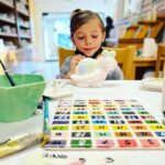 Kirsten Storms Instagram - A little @colormemine quality time with my mini. And the cutest pastel turtle I’ve ever seen. 😍