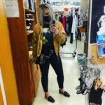 Kirsten Storms Instagram – Back at @generalhospitalabc after a lovely winter break. 💕 My “returning to work” #OOTD (until I put my FAKE pregnancy belly and wardrobe on) includes: @yfbclothing  jacket (it’s fully lined and oh-so-soft), vintage @paulmccartney tee (found at a thrift store), @joesjeans, @vincecamuto shoes (I think they are available now at @nordstromrack 🙆🏼‍♀️) and the bag is by @maisonvalentino.