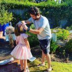 Kirsten Storms Instagram - ◾️ Feeling nice, might delete later 😆◾️You let her style your hair, you took care of her favorite balloon (even though she liked that balloon better than any of the gifts we bought her), you practice your braiding skills on her Elsa doll, watch YouTube videos so you can give her the exact haircut that she asked for, you make silly faces on FaceTime to make her laugh, you take the time to stop and put flowers in her hair, but most of all you make her feel loved. 🥰 Happy Father’s Day to a fantastic #girldad @brandonjbarash