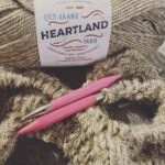 Kirsten Storms Instagram - I am loving these new pink #Lykke knitting needles - I already have several projects going on them. Typically, I don’t go for wood needles - but these are really smooth and feel great in my hands. 🙌🏼 (*this is not an ad*) Also, @lionbrandyarn’s Heartland yarn has found its way into several of the sweaters I’ve cast on recently. It’s so soft. The colors are so pretty. 😍 I can’t resist it.