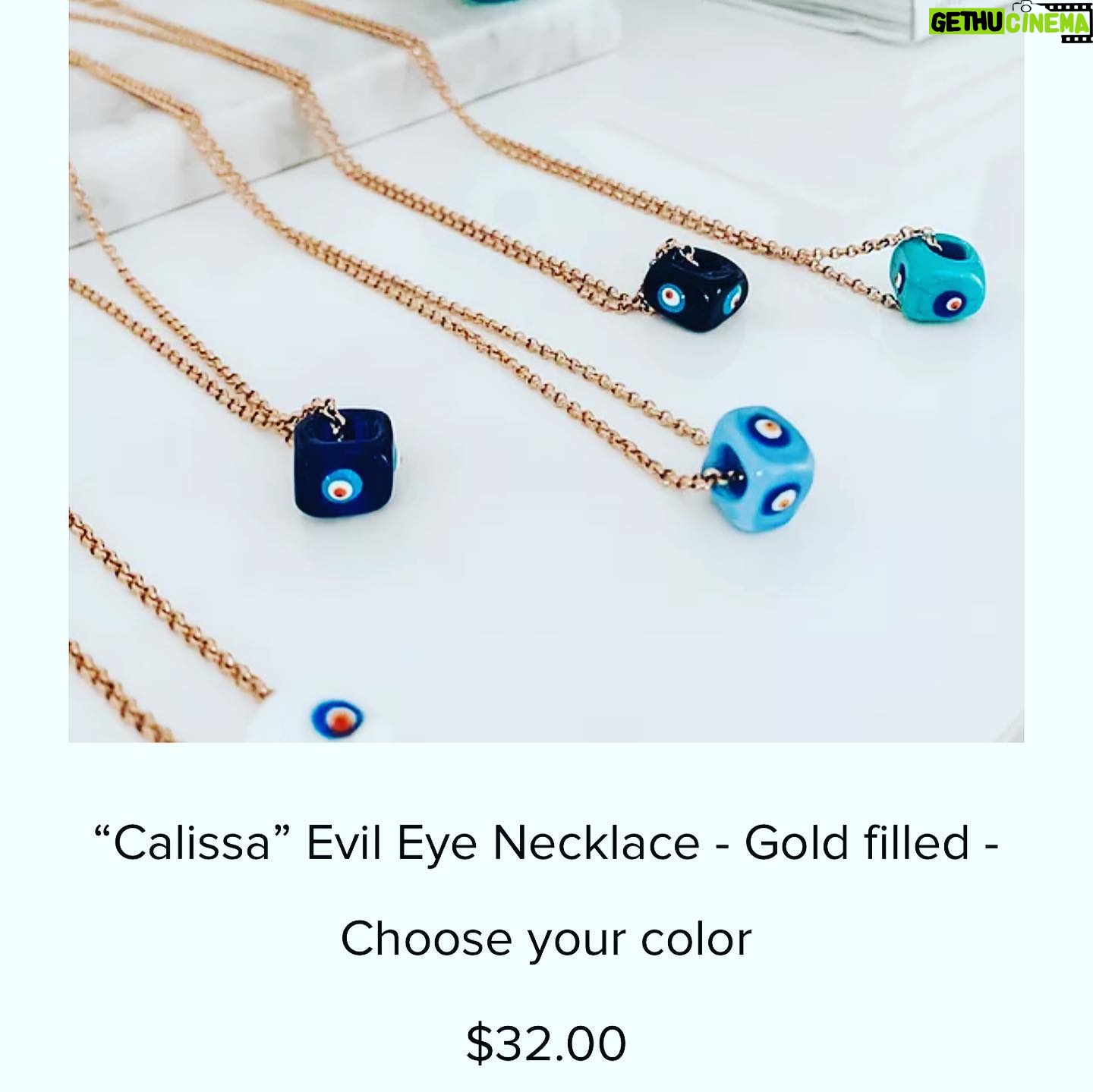Kirsten Storms Instagram - You know I like to share where you can get the goods. Right now I’m very much in love with my jewelry from @eyesea.jewelry 🥰 I’ve been wearing these earrings everyday (I also recently wore them on the show. Will air in March). They’re so light weight, but give you that hoop earring feel. 🙆🏼♀️ Obsessed. And lovin’ my evil eye 🧿 cube necklace. Check out their website (I would wear everything on their site - seriously)...the link is in their Instagram bio! Discount code: kirsten15 for 15% off of your order. ♥️ @eyesea.jewelry #notanad